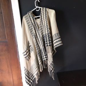 NWT World Market Hooded shawl